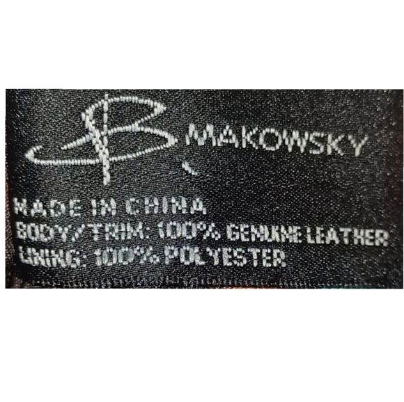 B Makowsky Leather Turqoise Bag - Picture 10 of 10